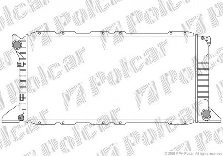 Радиатор охлаждения Polcar 324608-4