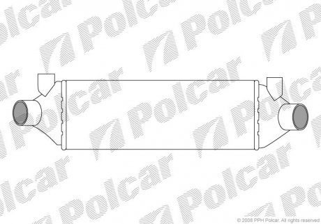 Радіатор повітря (Інтеркулер) Polcar 3247J8-1