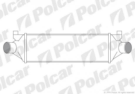 Радіатор повітря (Інтеркулер) Polcar 3248J82X