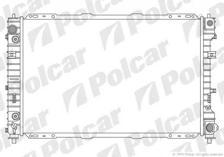 Радиатор охлаждения Polcar 325108-1