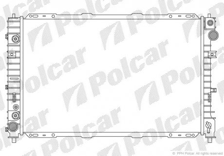 Радиатор охлаждения Polcar 325108-3