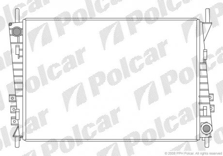 Радіатор охолодження Polcar 3710081X