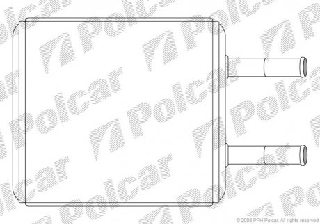 Радіатор обігріву SRL Polcar 4005N8-1