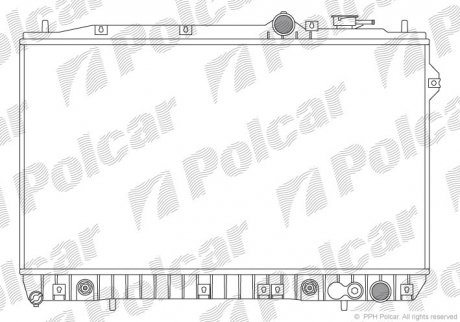 Радиатор охлаждения Polcar 401008-1