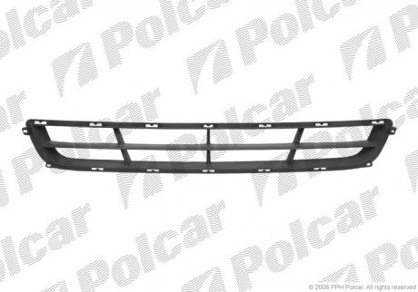 Решетка в бампер средняя Polcar 402627