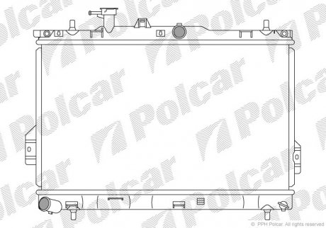 Радіатор основний SRL Polcar 403508