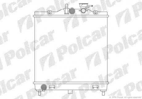 Радиатор охлаждения Polcar 410608-1