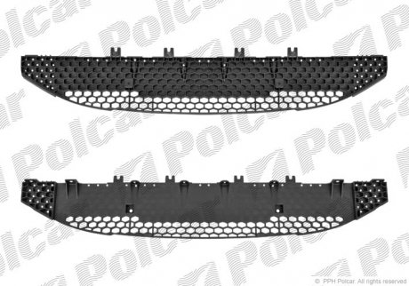 Защита бампера нижняя Polcar 4114076