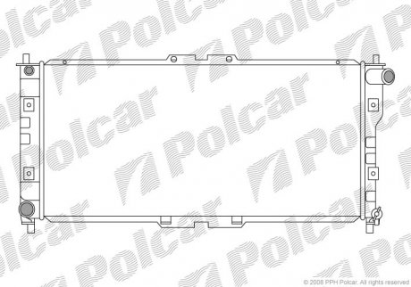 Радиатор охлаждения Polcar 451608-7