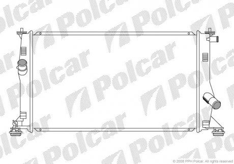 Радиатор охлаждения Polcar 4526083K