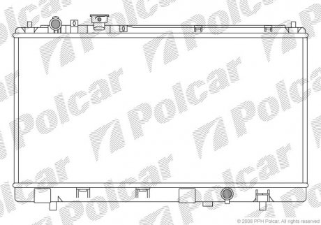 Радіатор охолодження SRL Polcar 455508-2