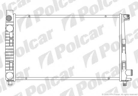 Радиатор охлаждения Polcar 500508-5