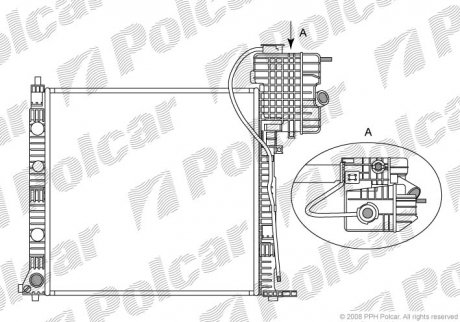 Радиатор охлаждения Polcar 5012086X