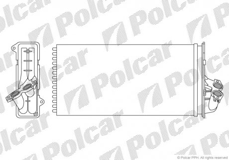 Радиатор обогрева Polcar 5012N8-1