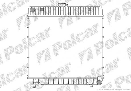 Радиатор охлаждения Polcar 501308-1