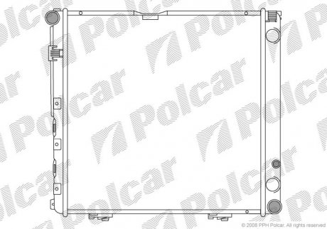 Радиатор охлаждения Polcar 50140802