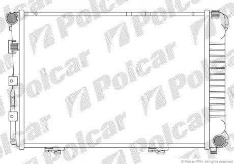 Радіатор охолодження SRL Polcar 501408-1