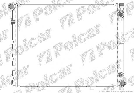 Радіатор двигуна SRL Polcar 501408-9