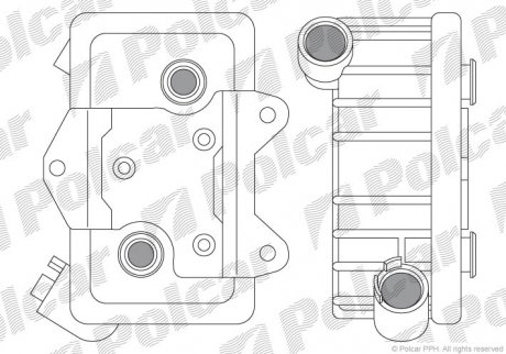 Радіатор мастила SRL Polcar 5014L8-3