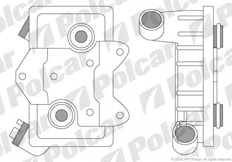 Радіатор масла Polcar 5014L84X