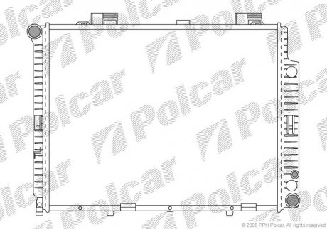 Радіатор двигуна SRL Polcar 501508-3