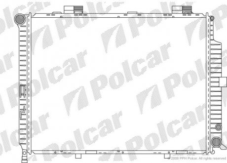 Радіатор охолодження Polcar 501508-7