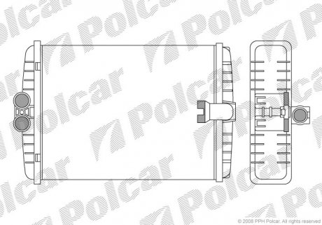 Радіатор обігріву SRL Polcar 5015N81