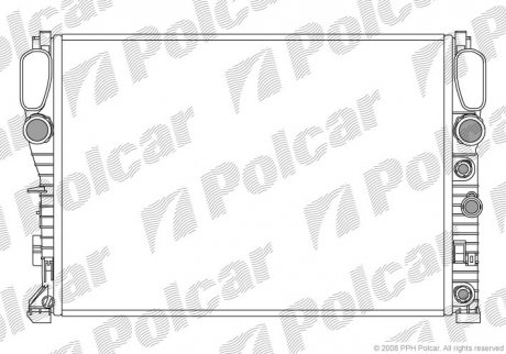 Радіатор двигуна SRL Polcar 501608-2