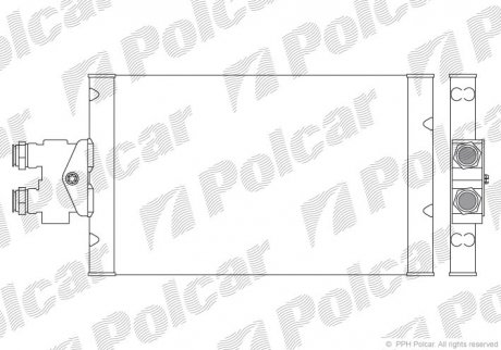 Радиатор масла Polcar 5017L81X