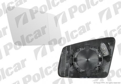 Вкладиш дзеркала Polcar 5018542E