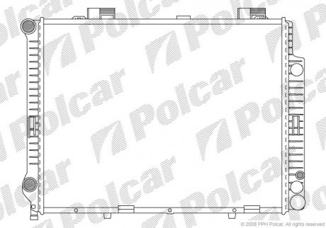 Радіатор охолодження Polcar 502108-2