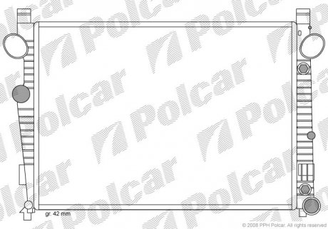 Радиатор охлаждения Polcar 5025082X