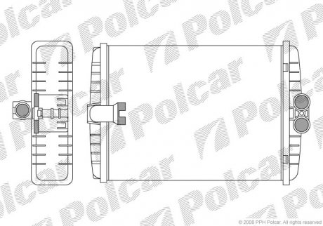 Радиатор обогрева Polcar 5025N81X