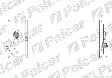 Радиатор обогрева Polcar 5053N8-1