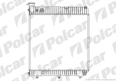 Радиатор охлаждения Polcar 506108-2