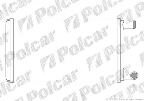 Радиатор обогрева Polcar 5061N8-1