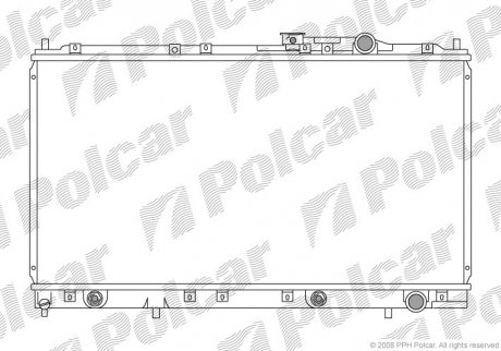 Радиатор охлаждения Polcar 522108-5 (фото 1)