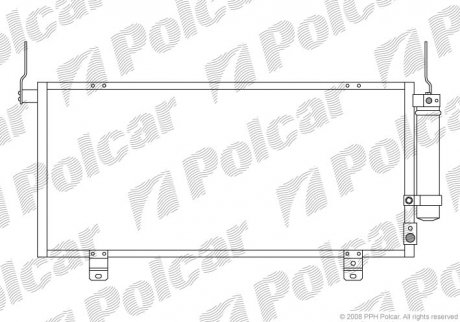 Радиатор кондиционера Polcar 5223K8C1