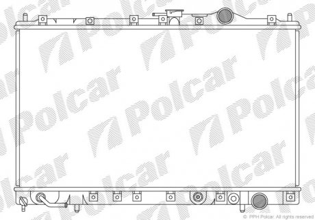 Радіатор охолодження Polcar 523008-4