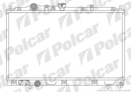 Радиатор охлаждения Polcar 523108-1