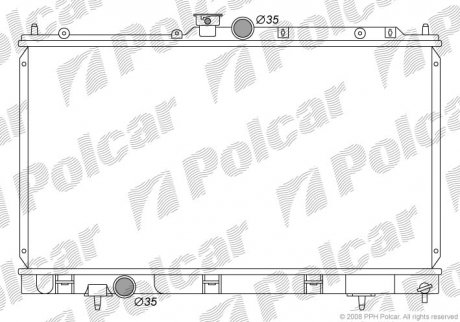 Радіатор охолодження Polcar 5233082K