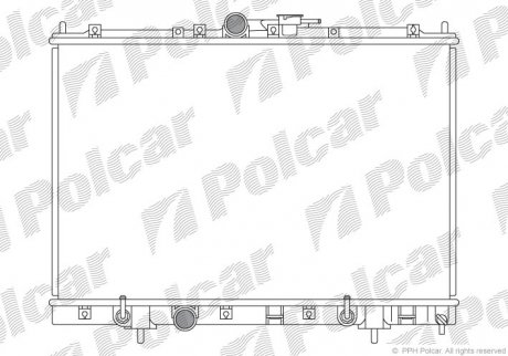 Радиатор охлаждения Polcar 526908-2