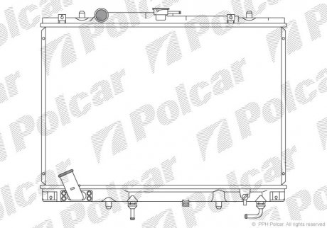 Радіатор охолодження SRL Polcar 527308-2