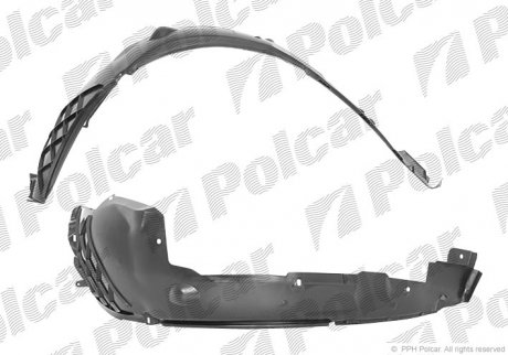 Подкрылок правый Polcar 5508FP1X