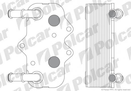 Радіатор масла Polcar 5508L8-3