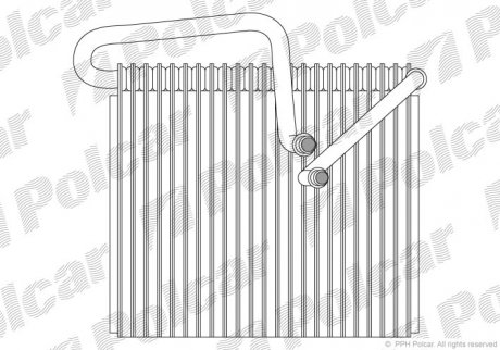 Испаритель кондиционера Polcar 5508P8-1