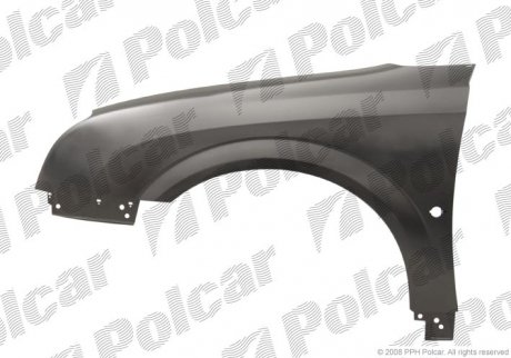 Крило переднє Polcar 551802