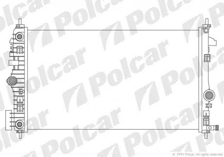 Радиатор охлаждения Polcar 5520084X