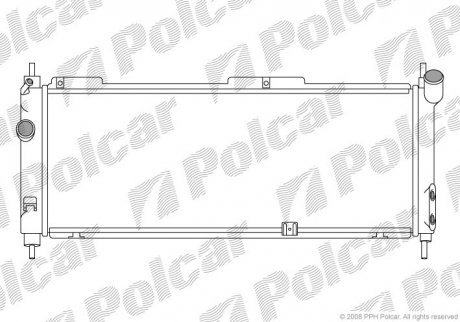 Радиатор охлаждения Polcar 555508A4