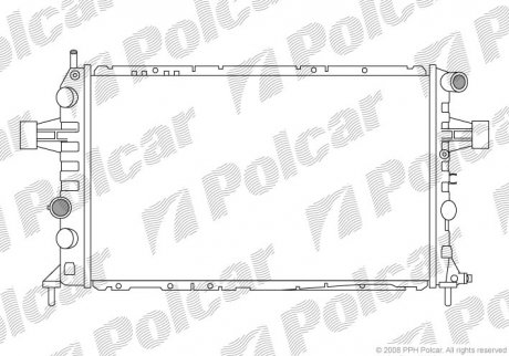 Радиатор охлаждения Polcar 556008-2